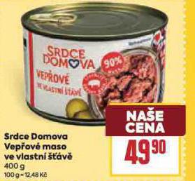 SRDCE DOMOVA VEPOV MASO VE VLASTN TV
