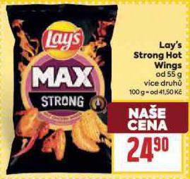 LAYS STRONG HOT WINGS