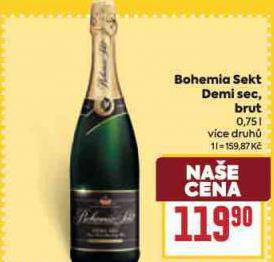BOHEMIA SEKT DEMI SEC, BRUT