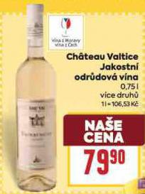 CHATEAU VALTICE JAKOSTN ODRDOV VNA
