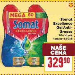 SOMAT EXCELLENCE GEL ANTI-GREASE