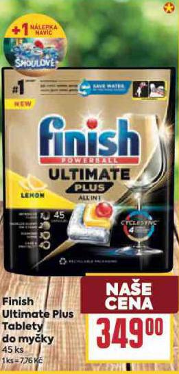 FINISH ULTIMATE PLUS TABLETY DO MYKY