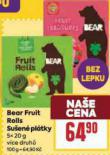 BEAR FRUIT ROLLS SUEN PLTKY