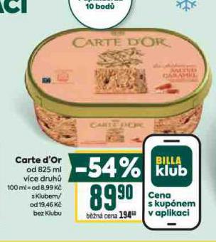 CARTE DOR