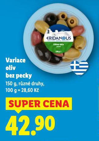 VARIACE OLIV BEZ PECKY