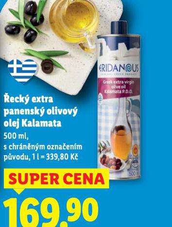 ECK EXTRA PANENSK OLIVOV OLEJ KALAMATA
