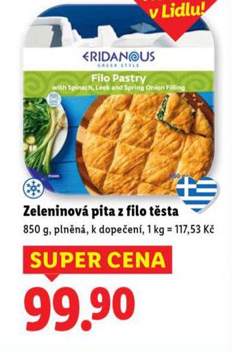 ZELENINOV PITA Z FILO TSTA
