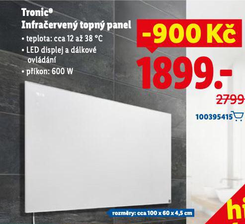 TRONIC INFRAERVEN TOPN PANEL