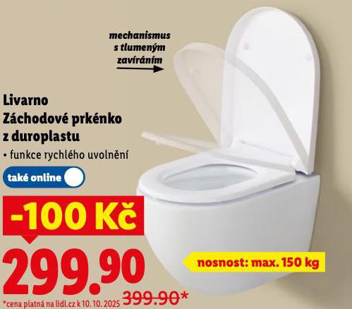 LIVARNO ZCHODOV PRKNKO Z DUROPLASTU
