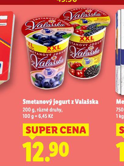 SMETANOV JOGURT Z VALASKA
