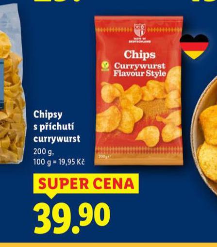 CHIPSY S PCHUT CURRYWURST