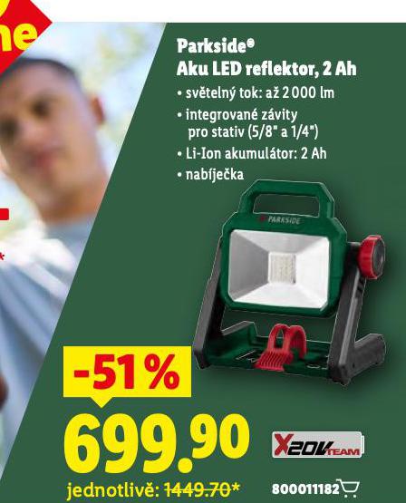 PARKSIDE AKU LED REFLEKTOR
