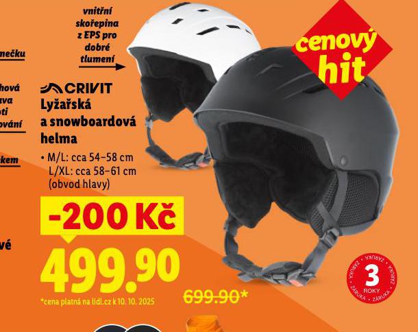 LYASK A SNOWBOARDOV HELMA