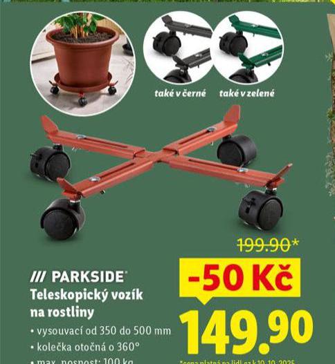 PARKSIDE TELESKOPICK VOZK NA ROSTLINY