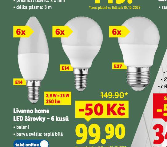 LIVARNO HOME LED ROVKY