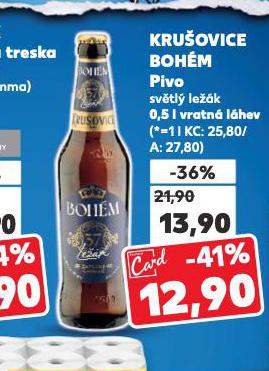PIVO KRUOVICE BOHM