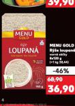 MENU GOLD RÝŽE LOUPANÁ