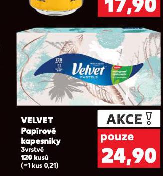 VELVET PAPROV KAPESNKY