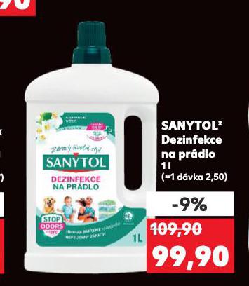 SANYTOL DEZINFEKCE NA PRDLO