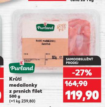 KRT MEDAILONKY Z PRSNCH FILET