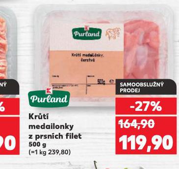 KUEC MEDAILONKY Z PRSNCH FILET