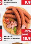KLOBÁSA SE ZVĚŘINOU