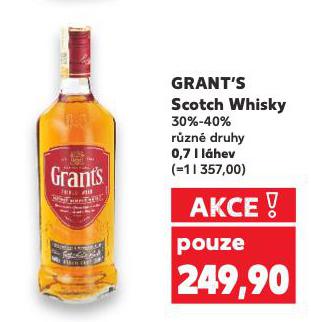 GRANT'S TRIPLE WOOD WHISKY