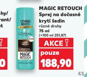 MAGIC RETOUCH SPREJ NA DOASN KRYT EDIN