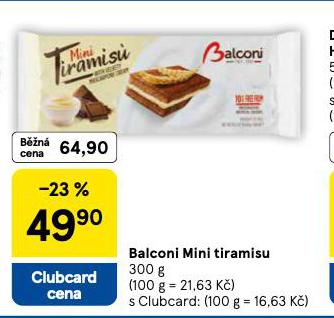 BALCONI MINI TIRAMISU