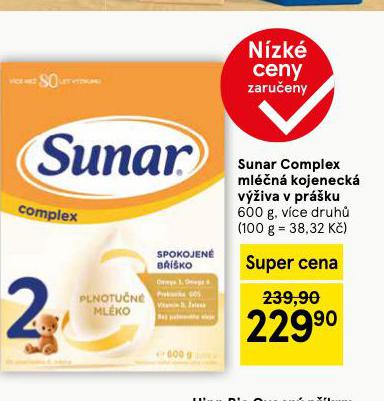 SUNAR COMPLEX MLN KOJENECK VݎIVA V PRKU