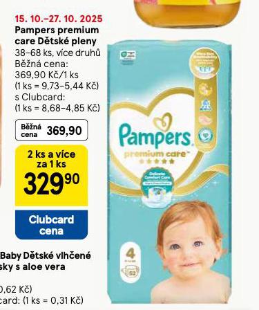 PAMPERS PREMIUM CARE DTSK PLENY