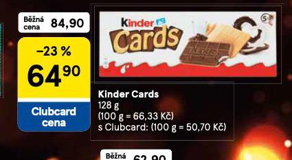 KINDER CARDS