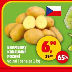 BRAMBORY KONZUMN POZDN