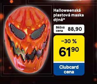 HALLOWEENSK PLASTOV MASKA D