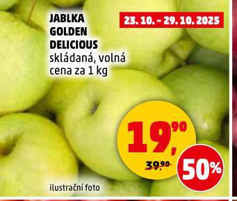 JABLKA GOLDEN DELICIOUS