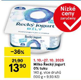 MILKO ECK JOGURT 0% TUKU