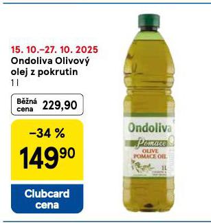 ONDOLIVA OLIVOV OLEJ Z POKRUTIN