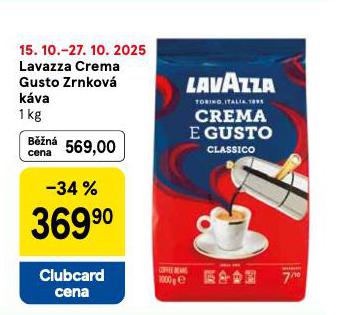 LAVAZZA CREMA GUSTO ZRNKOV KVA