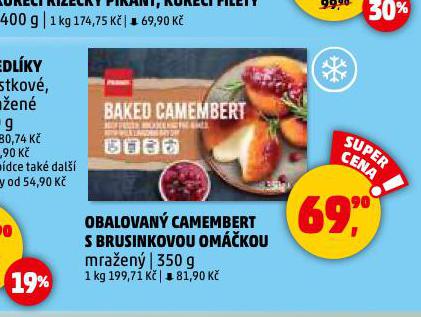 OBALOVAN CAMEMBERT S BRUSINKOVOU OMKOU