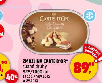 ZMRZLINA CARTE D'OR