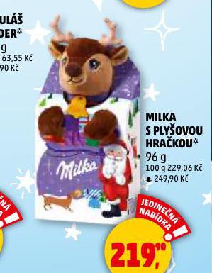 MILKA S PLYOVOU HRAKOU