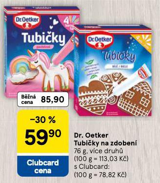 DR. OETKER TUBIKY NA ZDOBEN