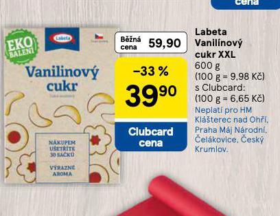 LABETA VANILNOV CUKR XXL