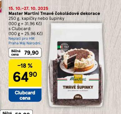 MASTER MARTINI TMAV OKOLDOV DEKORACE