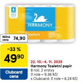 HARMONY TOALETN PAPR