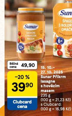 SUNAR PKRM LASAGNE S HOVZM MASEM