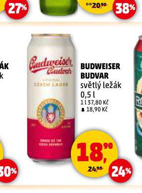 PIVO BUDWEISER BUDVAR