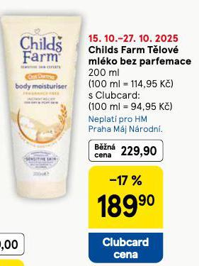 CHILDS FARM TLOV MLKO BEZ PARFEMACE