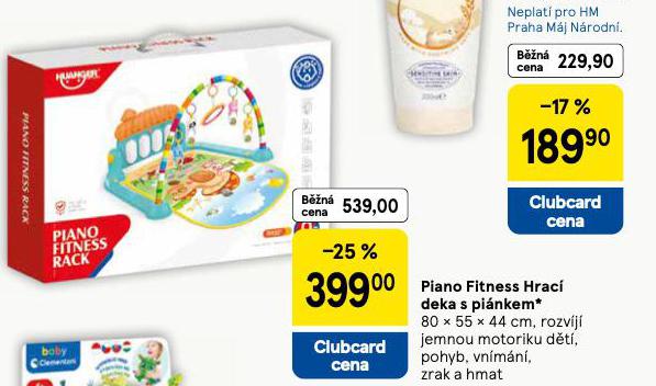 PIANO FITNESS HRAC DEKA S PINKEM