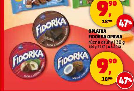 OPLATKA FIDORKA OPAVIA